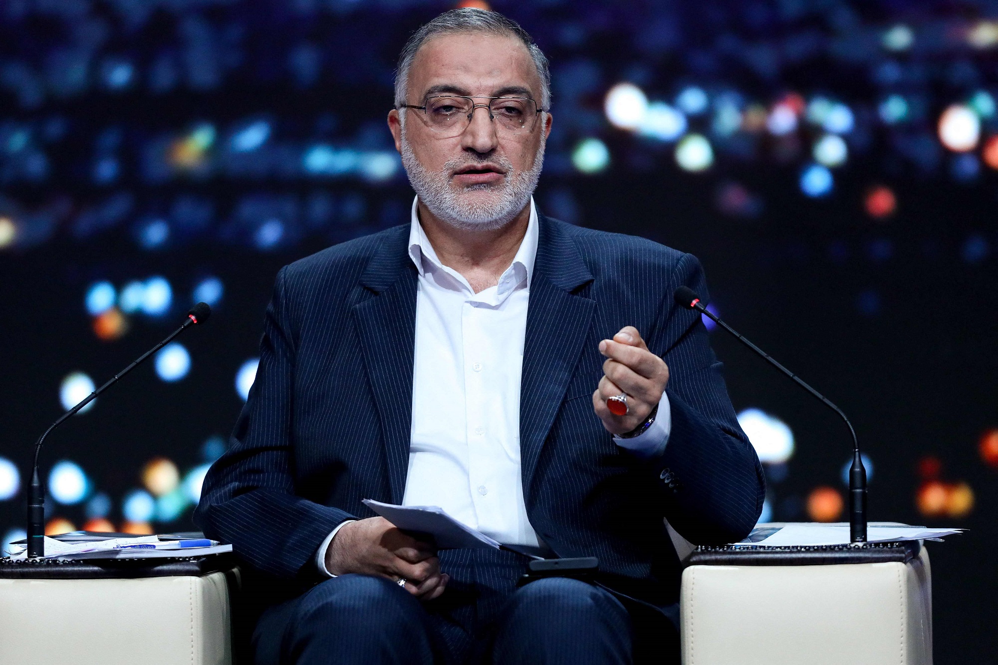 المرشح الرئاسي علي رضا زاكاني